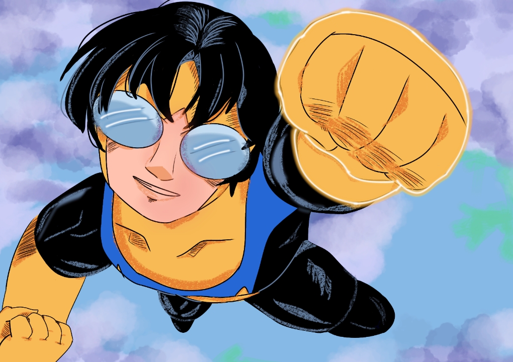 Invincible takes to the sky.